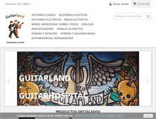 Tablet Screenshot of guitarland-bcn.com